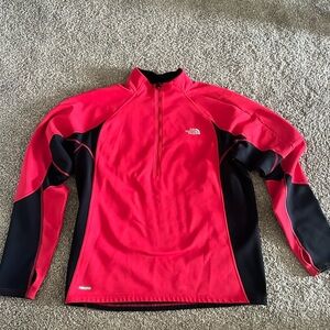 The North Face running 1/4 zip up (with thumb holes)